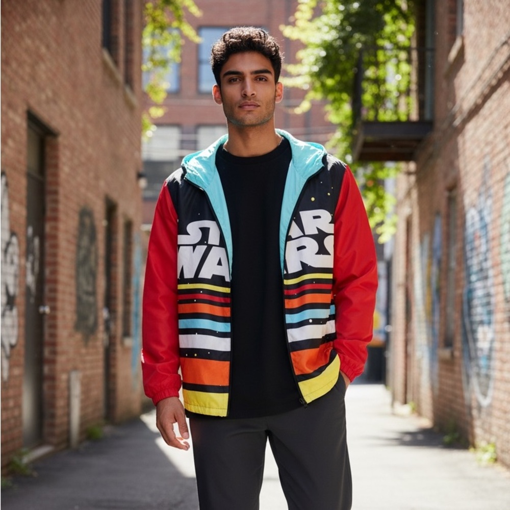 Disney Parks Star Wars Retro Hoodie Jacket S